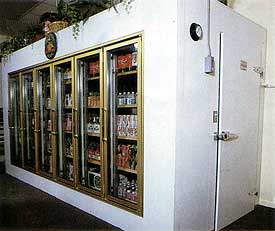 Full Walk-In Display with door on side.